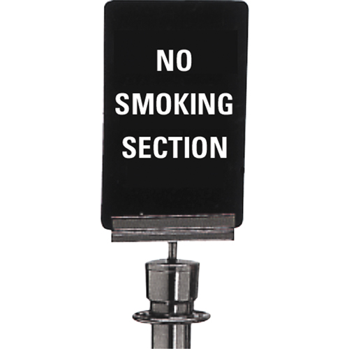 "No Smoking" Crowd Control Sign, 11" x 7", Plastic, English Sécurité Médic