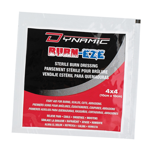 Dynamic Burn-Eze-Burn Dressing, 4" x 4", Class 2 Sécurité Médic