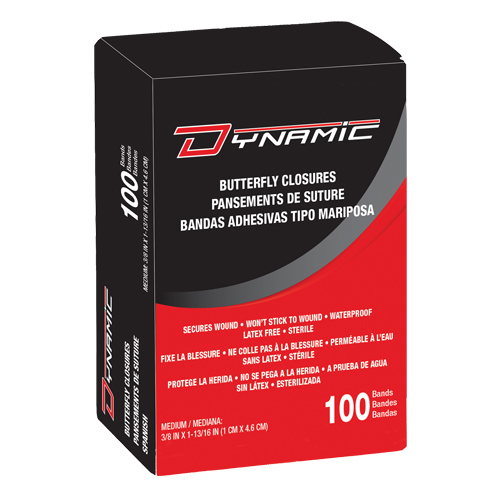 Dynamic Butterfly Closures, Skin Closure, Class 1 Sécurité Médic