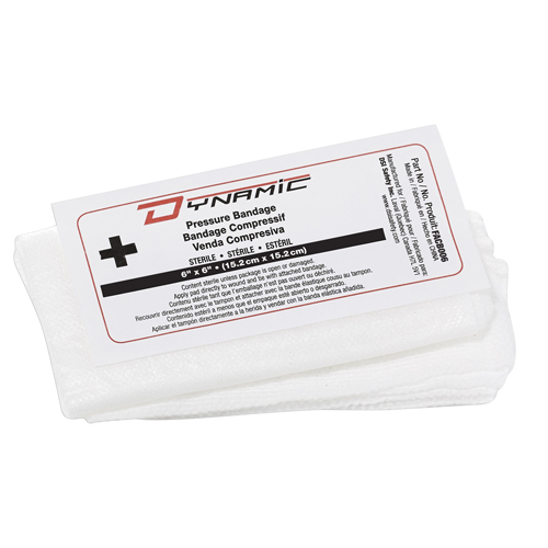 Bandage compressif Dynamic, 6" lo x 6" la Sécurité Médic