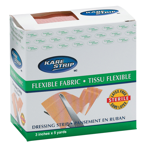 Dynamic Elastic Dressing Bandage, Rectangular/Square, 180", Cloth/Fabric, Non-Sterile Sécurité Médic