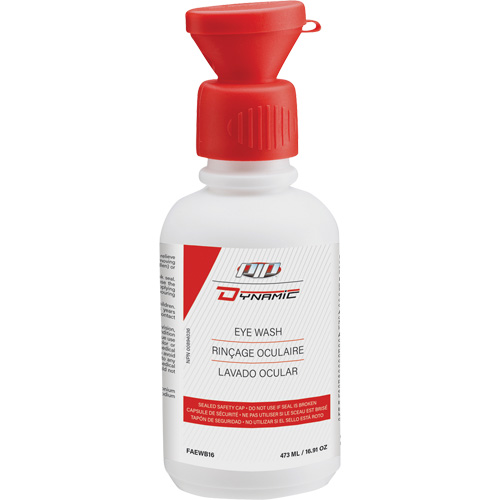 Dynamic Eyewash Bottle, Empty Bottle, 16 oz. Sécurité Médic