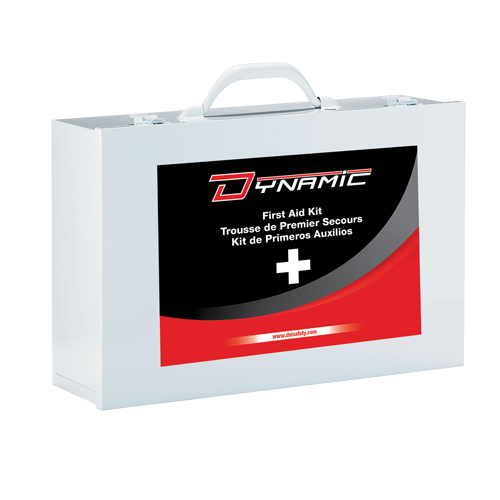 Trousse de premiers soins Ontario Dynamic, Dispositif m&eacute;dical Classe 1, Boîte en m&eacute;tal Sécurité Médic