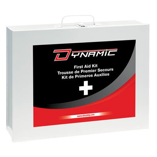 Dynamic General-Purpose Industrial First Aid Kit, Class 1 Medical Device, Metal B Sécurité Médic
