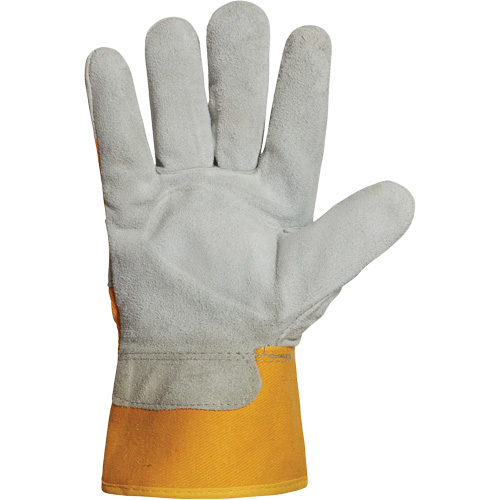 Gants d'ajusteur pour l'hiver Endura, Grand, Paume en Cuir refendu, Doublure en Boa Sécurité Médic