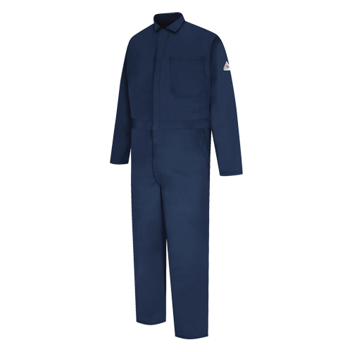 ISO 11611 Flame-Resistant Welding Coveralls, Size 48, Navy Blue Sécurité Médic