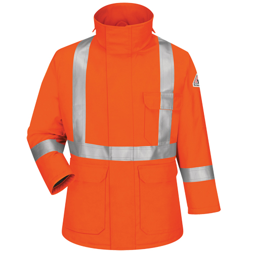 Parkas de luxe Excel FR Comfortouch, Petit, Orange Sécurité Médic