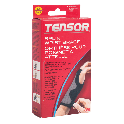Tensor Wrist Brace, Neoprene, One Size Sécurité Médic