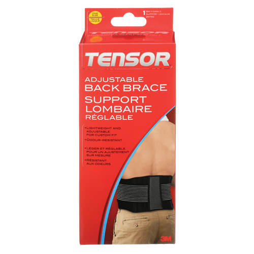 Support lombaire ajustable Tensor, &eacute;lastique, Taille unique Sécurité Médic