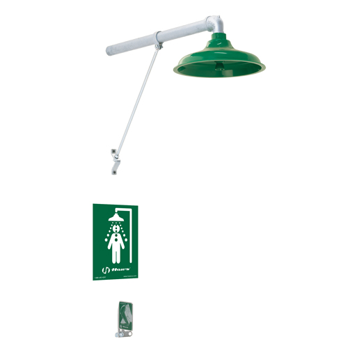 Freeze Protected Drench Shower, Wall-Mount Sécurité Médic