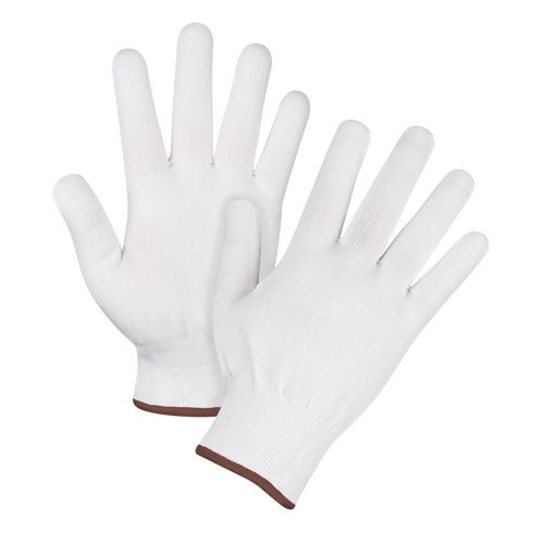 Gants tricot&eacute;s sans couture, Polyester, Calibre 15, Hommes Sécurité Médic