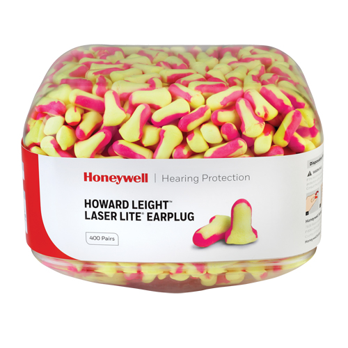 Howard Leight Laser Lite&reg; Earplugs, Bulk - Canister Sécurité Médic
