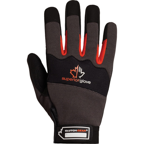 Gants de m&eacute;canicien Clutch Gear, Paume Synth&eacute;tique, Taille Petit Sécurité Médic