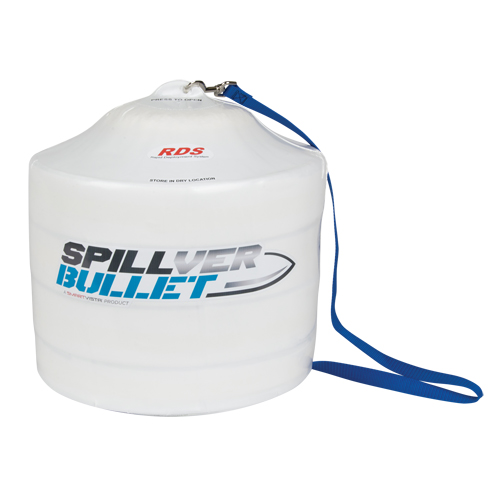 Barrage pour mati&egrave;res dangereuses Spillver Bullet, Mati&egrave;res dangereuses, 50' lo x 5" la, Absorption 14 gal. Sécurité Médic
