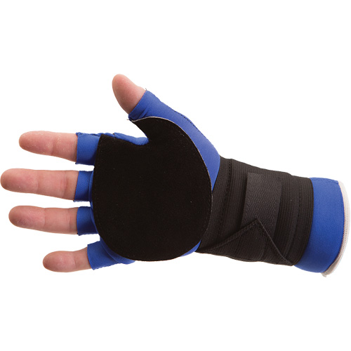 Anti-Impact Glove with Wrist Support, Size Small, Split Leather Palm Sécurité Médic