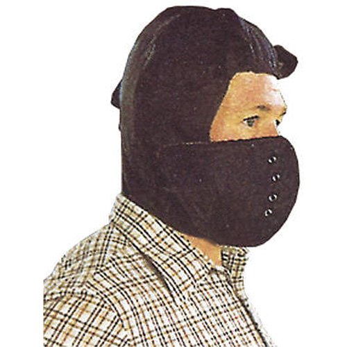 Hard Hat Winter Liner with Removable Face , Cotton/Kasha Lining, One Size, Black Sécurité Médic