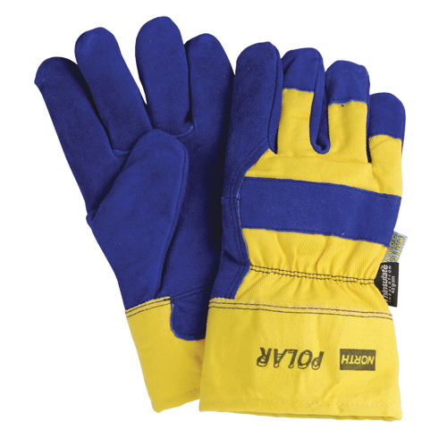 Gants isol&eacute;s North Polar, Paume Cuir refendu, Taille T-Grand Sécurité Médic