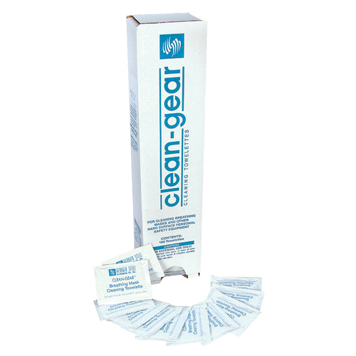 Serviettes nettoyantes pour respirateur, 8" x 5", 100 lingettes Sécurité Médic