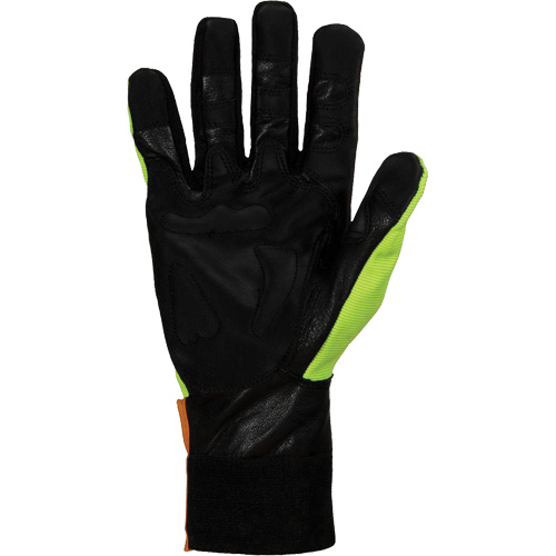 Gants pour scie &agrave; chaîne haute visibilit&eacute; Endura, Taille Grand/9, Paume Ch&egrave;vre Sécurité Médic