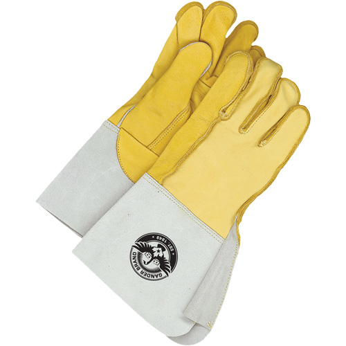 Gants de soudage, Cuir fleur de vache/Cuir fleur de daim, Taille Grand/10 Sécurité Médic