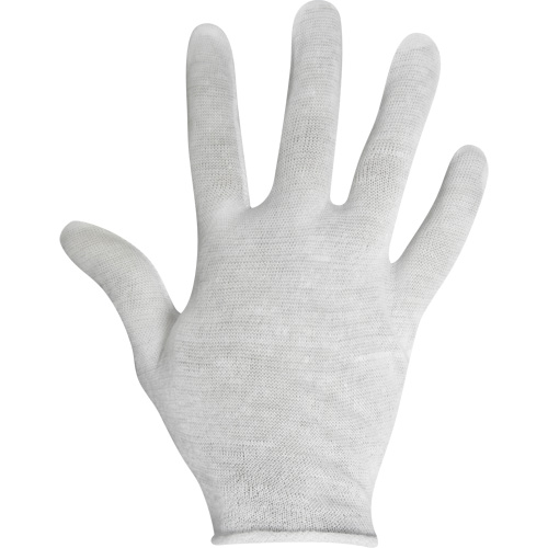 Inspection Gloves, Cotton, Unhemmed Cuff, Ladies Sécurité Médic