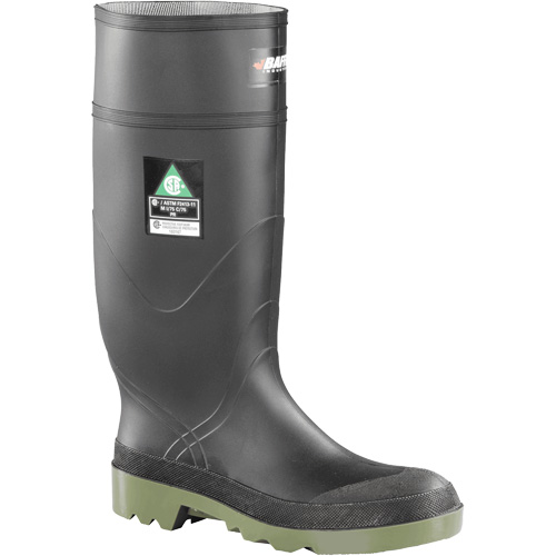 Petrolia Boots, Rubber, Steel Toe, Size 7 Sécurité Médic