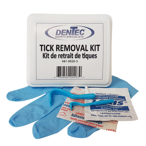 Tick Safety Kit, Class 1 Medical Device, Plastic Box Sécurité Médic