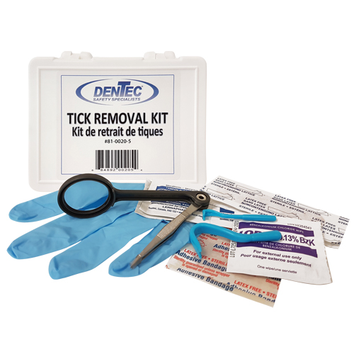 Tick Safety Kit, Class 1 Medical Device, Plastic Box Sécurité Médic