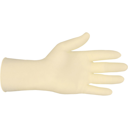 Gants de calibre industriel, Petit, Latex, 5 mils, Sans poudre, Blanc Sécurité Médic