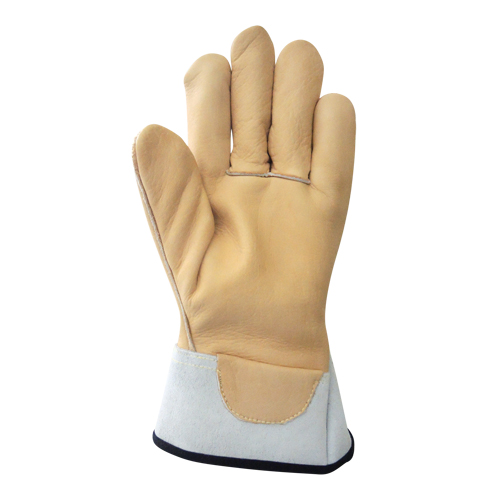 Lineman's Gloves, Small, Grain Cowhide Palm Sécurité Médic