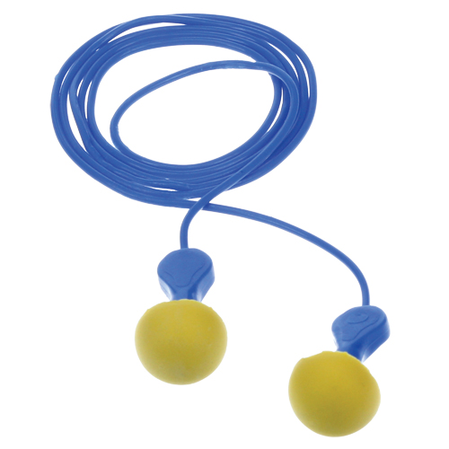 Bouchons d'oreilles d&eacute;tectables E-A-Rsoft Express Pod, Avec cordon, R&eacute;gulier, Vrac - Sachet coussin, NRR dB 23 Sécurité Médic