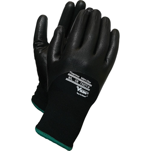 Thermo Nitri-Dex Gloves, 8/Medium, Nitrile Coating, 15 Gauge, Nylon Shell Sécurité Médic