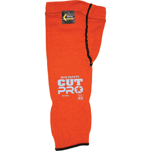 Memphis&reg; Sleeves With Thumb Hole, Kevlar&reg;, 14", ASTM ANSI Level A5, Orange Sécurité Médic