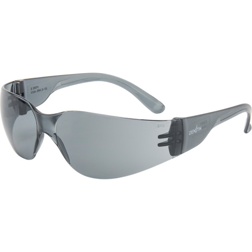 Z600 Series Safety Glasses, Grey/Smoke Lens, Anti-Scratch, ANSI Z87+/Meets/Exceeds CSA Z94.3 Sécurité Médic