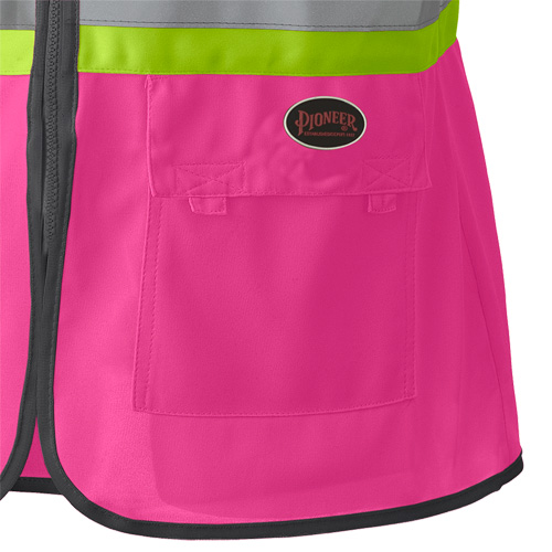 139PK Veste de s&eacute;curit&eacute; pour femme, Rose, T-petit, Polyester Sécurité Médic