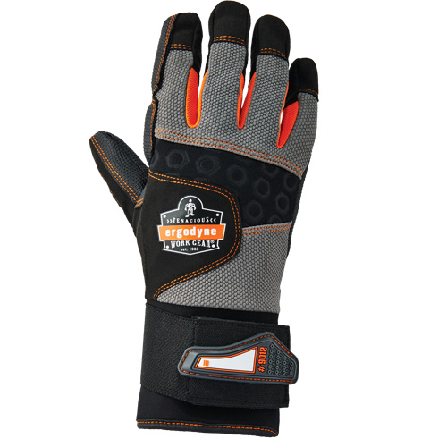 Proflex&reg; 9012 Anti-Vibration Gloves with Wrist Support, Size Small, Synthetic Palm Sécurité Médic
