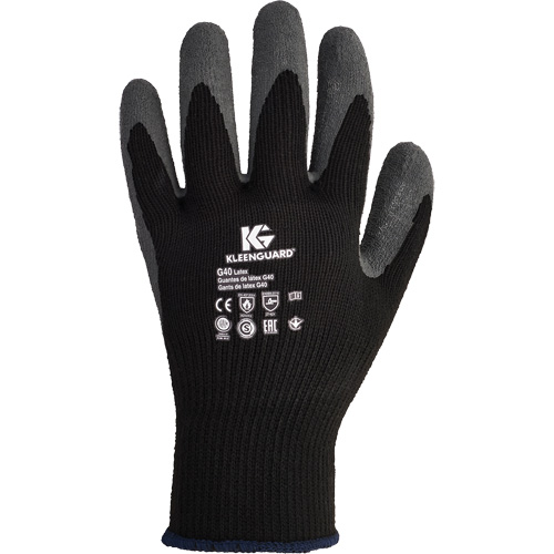 KleenGuard G40 Multi-Purpose Gloves, 7/Small, Rubber Latex Coating, 10 Gauge, Polyester/Cotton Shell Sécurité Médic