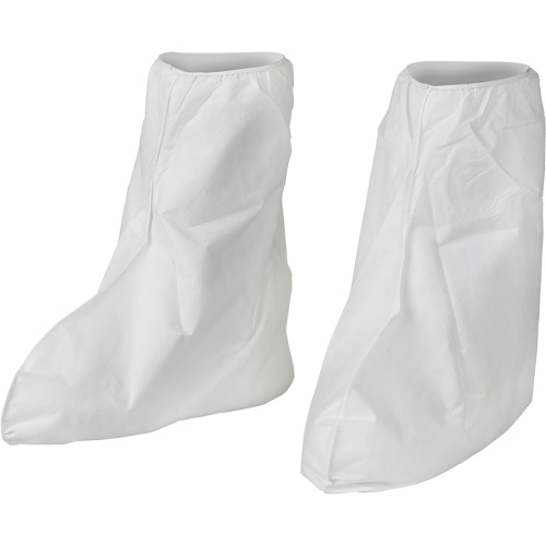 KleenGuard A40 Disposable Boot Covers, One Size, Microporous, White Sécurité Médic
