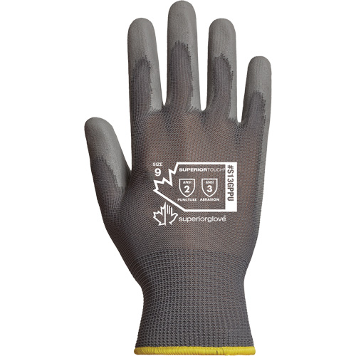 Gants tricot&eacute; Superior Touch, 8, R&ecirc;vetement Polyur&eacute;thane, Calibre 13, Enveloppe en Polyester Sécurité Médic