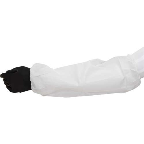 Manchettes, Longueur de 18", Microporeux, Blanc Sécurité Médic