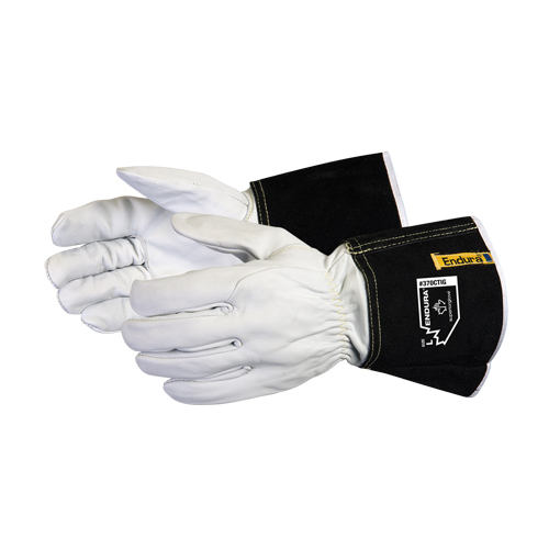 Gants de soudage Endura, Cuir fleur de ch&egrave;vre, Taille Petit Sécurité Médic