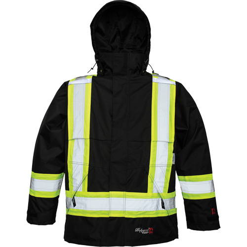 Manteau Journeyman, Polyester/Polyur&eacute;thane, Noir, Petit Sécurité Médic