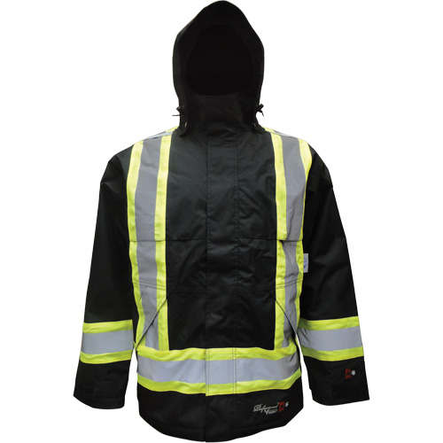 Insulated Jacket, Polyester/Polyurethane, Black, Small Sécurité Médic