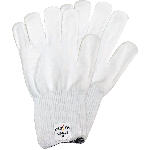 Thermal Glove Liner, Polyester, 13 Gauge, Large Sécurité Médic