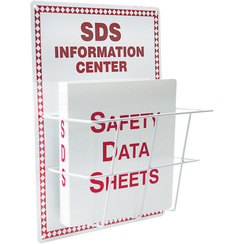 Basket-Style Aluminum Safety Data Sheet Center, English, Binders Included Sécurité Médic