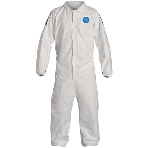 Coveralls, Medium, White, Tyvek&reg; 400 D Sécurité Médic