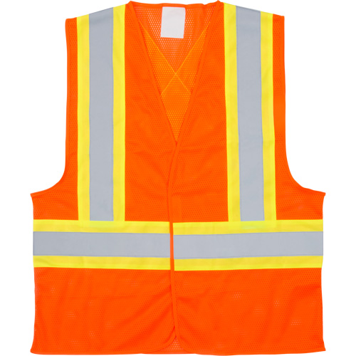 Veste de s&eacute;curit&eacute; pour la circulation, Orange haute visibilit&eacute;, 2T-Grand, Polyester Sécurité Médic