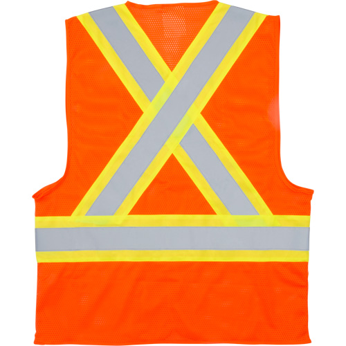 Veste de s&eacute;curit&eacute; pour la circulation, Orange haute visibilit&eacute;, 2T-Grand, Polyester Sécurité Médic