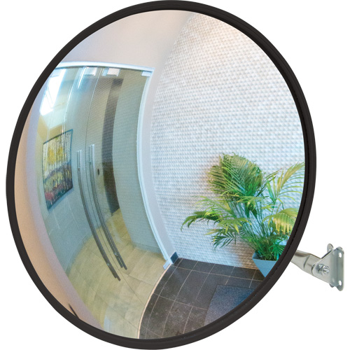 Miroir convexe avec bras t&eacute;lescopique, Int&eacute;rieur/Ext&eacute;rieur, Diam&egrave;tre 12" Sécurité Médic