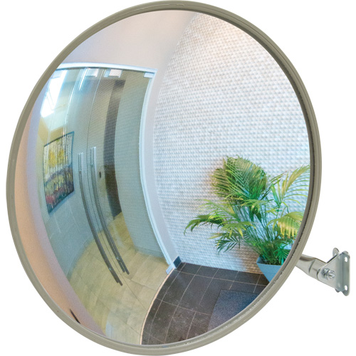 Miroir convexe avec bras t&eacute;lescopique, Int&eacute;rieur/Ext&eacute;rieur, Diam&egrave;tre 12" Sécurité Médic